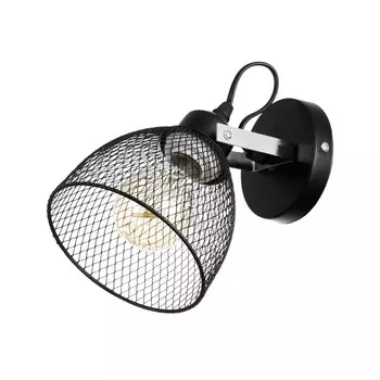 Бра 662411/1 40вт e27 черный 23х13х18 см