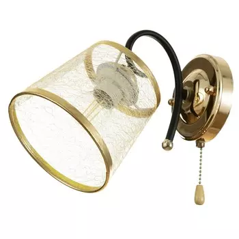 Бра 662447/1 e27 40вт золото 22х15х24 см