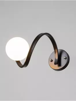 Бра настенный bayerlux nadine, 110 вт, gu10, черный, 371632 см