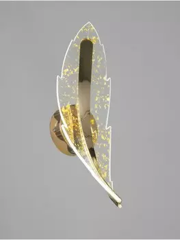 Бра настенное bayerlux ursula, 14 вт, led, 4000-6000к, золото, 351313 см