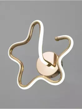 Бра настенное bayerlux valentina, 14 вт, led, 4000-6000к, золото, 252513 см