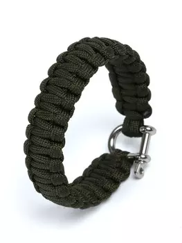 Браслет из паракорда, 25 см, цвет олива