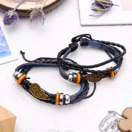 Браслеты кожа