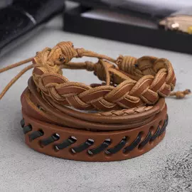 Браслет кожа