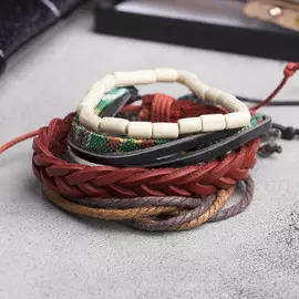 Браслет кожа