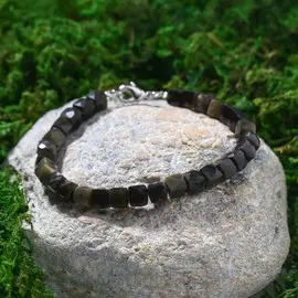 Браслет кубик гранёный