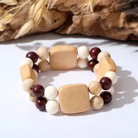 Браслет ручная работа, деревянный