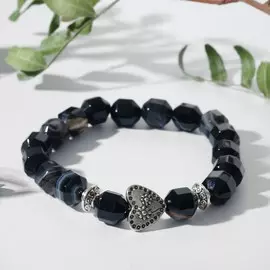 Браслет шар №10 гранёный