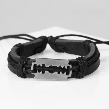 Браслет кожаный