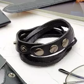 Браслет кожаный