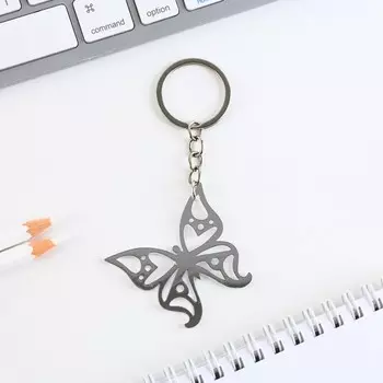 Брелок для ключей акриловый зеркальный