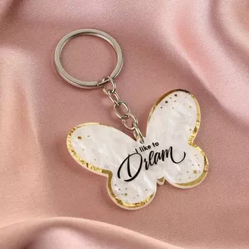 Брелок акриловый dream, 4,3 х 6 см.