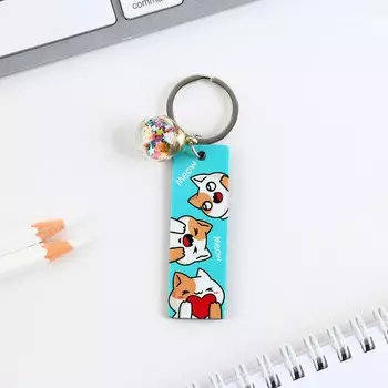 Брелок акриловый, пластина