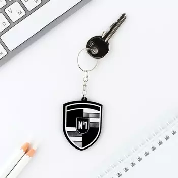 Брелок деревянный №1», 3.6 х 5.4 см.