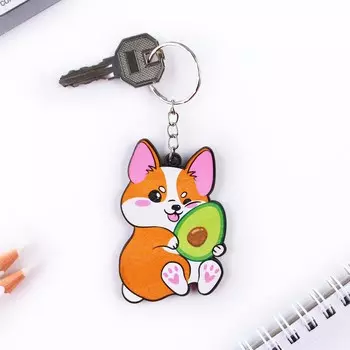 Брелок деревянный