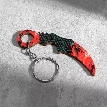 Брелок деревянный