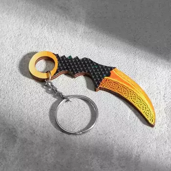 Брелок деревянный