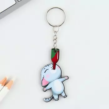 Брелок деревянный