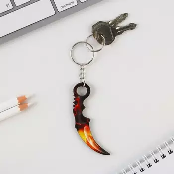 Брелок деревянный