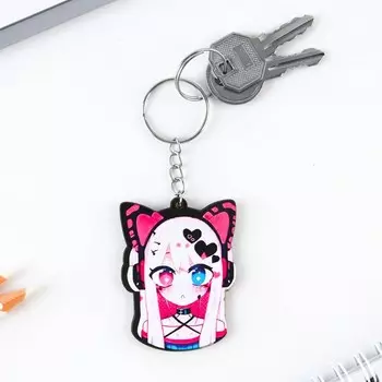 Брелок деревянный, аниме