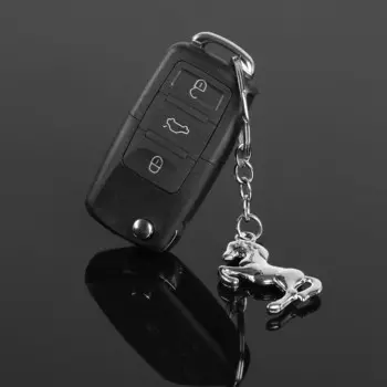 Брелок для автомобильных ключей cartage, мустанг, хром