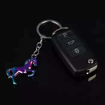 Брелок для ключей автомобильных cartage, лошадь, металл, перламутровый