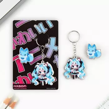 Брелок и значок