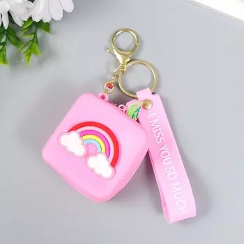 Брелок кошелек с карабином силикон