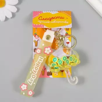 Брелок для ключей с карабином, ремешком