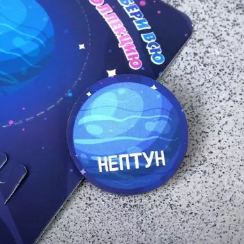 Брошь деревянная