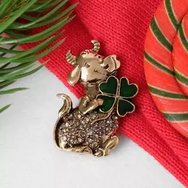 Брошь новогодняя