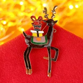 Брошь новогодняя