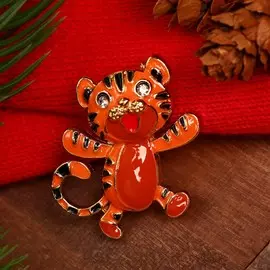 Брошь новогодняя