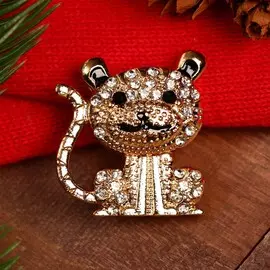 Брошь новогодняя