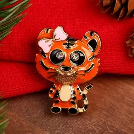 Брошь новогодняя