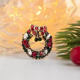 Брошь новогодняя