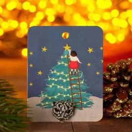 Брошь новогодняя