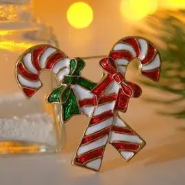 Брошь новогодняя