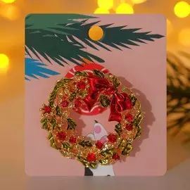 Брошь новогодняя