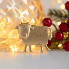 Брошь новогодняя