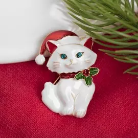 Брошь новогодняя