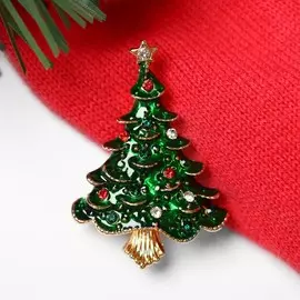 Брошь новогодняя