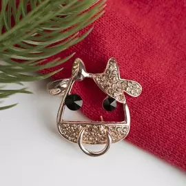 Брошь новогодняя