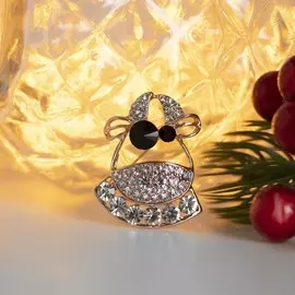 Брошь новогодняя