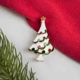 Брошь новогодняя