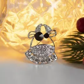 Брошь новогодняя