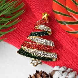 Брошь новогодняя