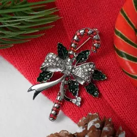 Брошь новогодняя