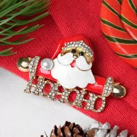 Брошь новогодняя