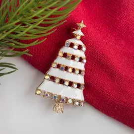 Брошь новогодняя